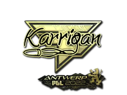 Sticker | karrigan (Gold) | Antwerp 2022