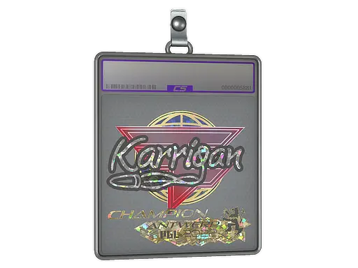 Sticker Slab | karrigan (Glitter, Champion) | Antwerp 2022