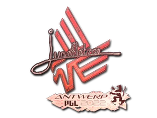 Sticker | juanflatroo (Holo) | Antwerp 2022