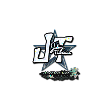 Sticker | JT (Glitter) | Antwerp 2022