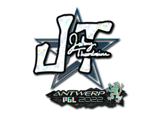 Sticker | JT (Glitter) | Antwerp 2022