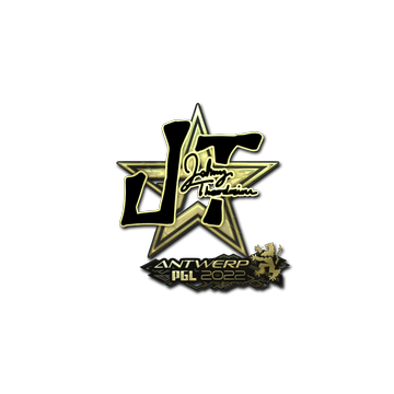 Sticker | JT (Gold) | Antwerp 2022