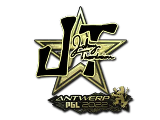 Sticker | JT (Gold) | Antwerp 2022