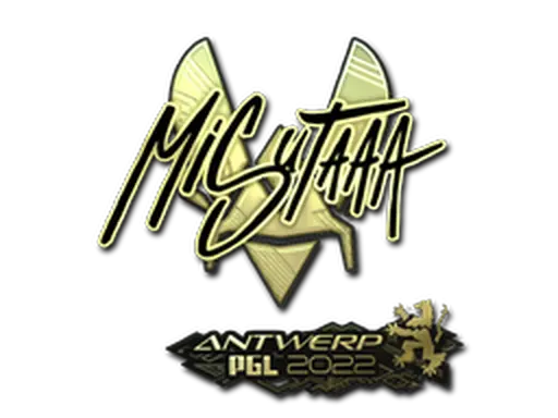 Sticker | misutaaa (Gold) | Antwerp 2022