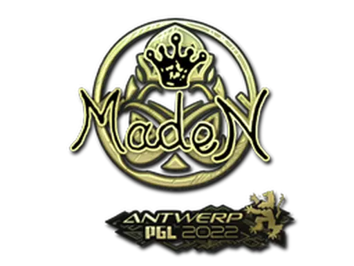 Sticker | maden (Gold) | Antwerp 2022
