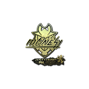 Sticker | m0NESY (Gold) | Antwerp 2022