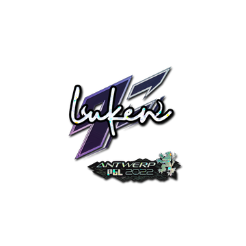 Sticker | luken (Glitter) | Antwerp 2022