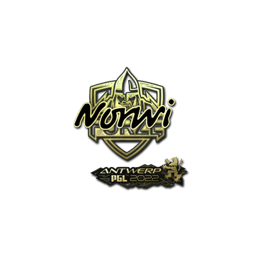 Sticker | Norwi (Gold) | Antwerp 2022