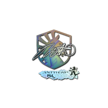 Sticker | nitr0 (Holo) | Antwerp 2022