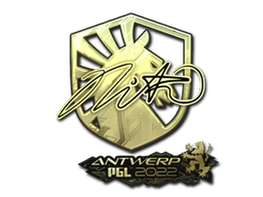 Sticker | nitr0 (Gold) | Antwerp 2022