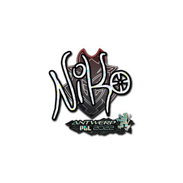 Sticker | NiKo (Glitter) | Antwerp 2022
