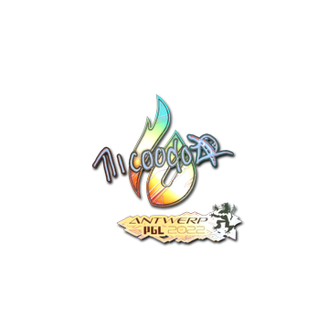 Sticker | nicoodoz (Holo) | Antwerp 2022