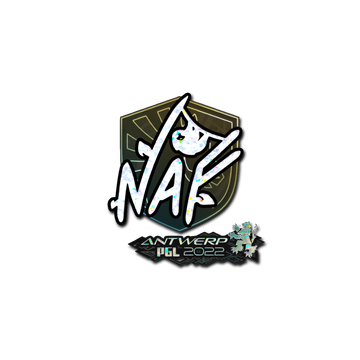Sticker | NAF (Glitter) | Antwerp 2022