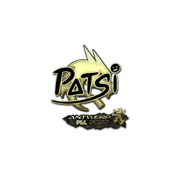 Sticker | Patsi (Gold) | Antwerp 2022
