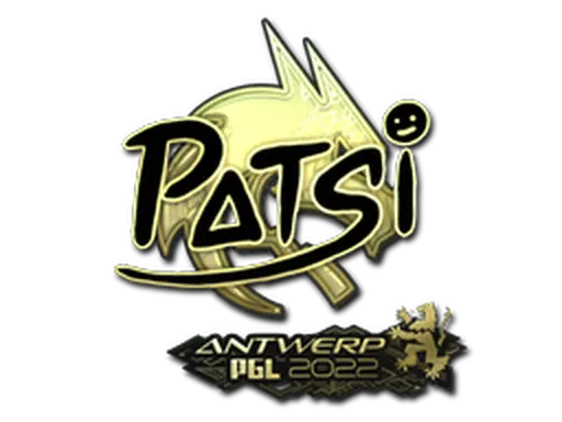 Sticker | Patsi (Gold) | Antwerp 2022