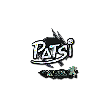 Sticker | Patsi (Glitter) | Antwerp 2022