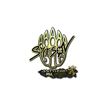 Sticker | syrsoN (Gold) | Antwerp 2022