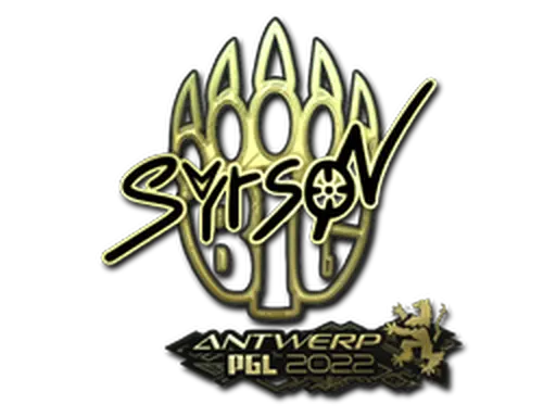 Sticker | syrsoN (Gold) | Antwerp 2022