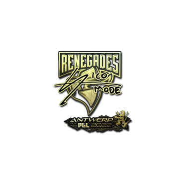 Sticker | sico (Gold) | Antwerp 2022