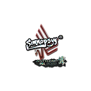 Sticker | sinnopsyy (Glitter) | Antwerp 2022