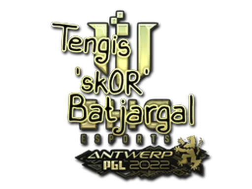 Sticker | sk0R (Gold) | Antwerp 2022