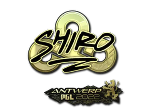 Sticker | sh1ro (Gold) | Antwerp 2022