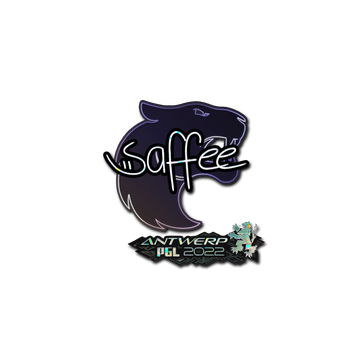 Sticker | saffee (Glitter) | Antwerp 2022