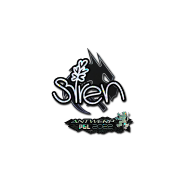 Sticker | S1ren (Glitter) | Antwerp 2022