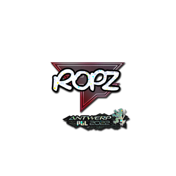 Sticker | ropz (Glitter) | Antwerp 2022