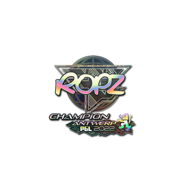 Sticker | ropz (Holo, Champion) | Antwerp 2022