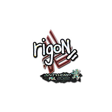 Sticker | rigoN (Glitter) | Antwerp 2022