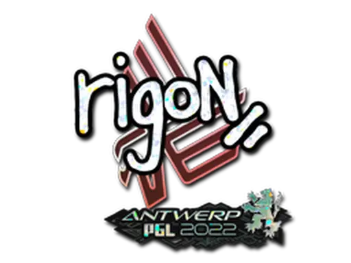 Sticker | rigoN (Glitter) | Antwerp 2022