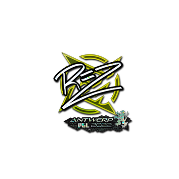 Sticker | REZ (Glitter) | Antwerp 2022