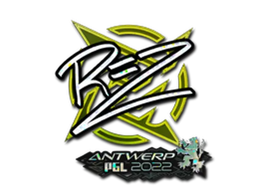 Sticker | REZ (Glitter) | Antwerp 2022