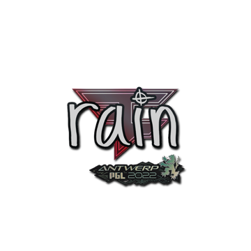 Sticker | rain | Antwerp 2022