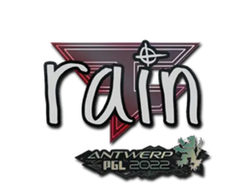 Sticker | rain | Antwerp 2022