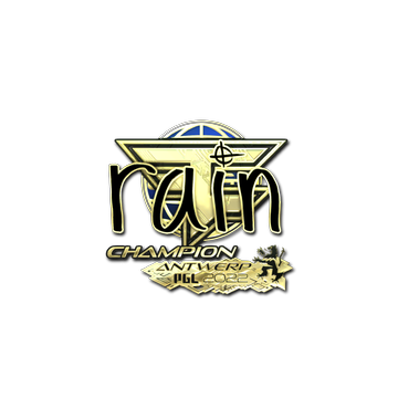 Sticker | rain (Gold, Champion) | Antwerp 2022