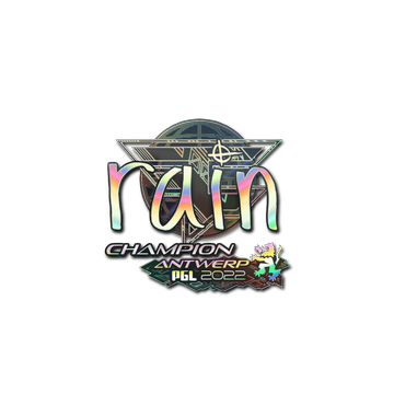 Sticker | rain (Holo, Champion) | Antwerp 2022