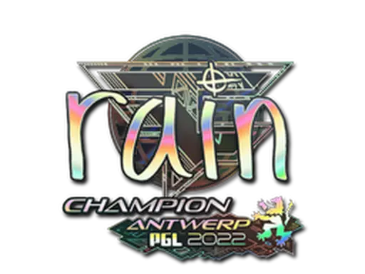 Sticker | rain (Holo, Champion) | Antwerp 2022