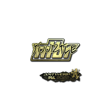 Sticker | Tuurtle (Gold) | Antwerp 2022
