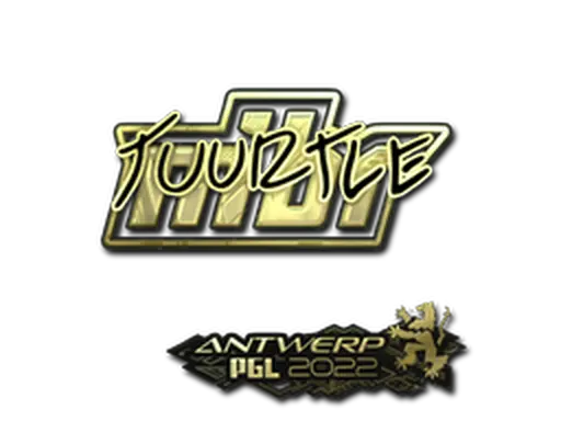 Sticker | Tuurtle (Gold) | Antwerp 2022