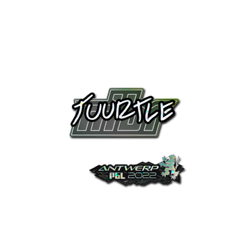 Sticker | Tuurtle (Glitter) | Antwerp 2022