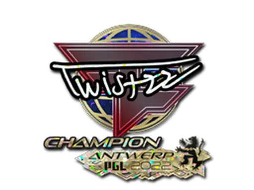 Sticker | Twistzz (Glitter, Champion) | Antwerp 2022