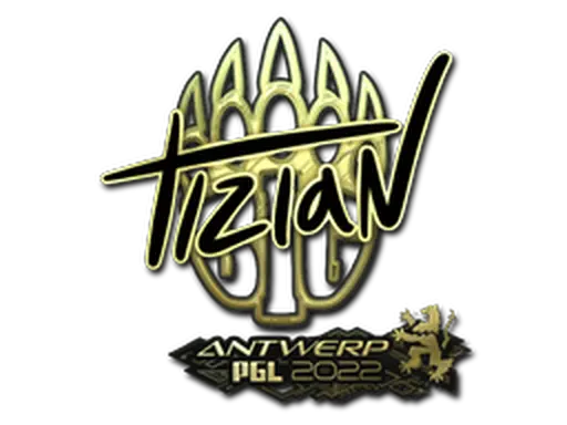 Sticker | tiziaN (Gold) | Antwerp 2022