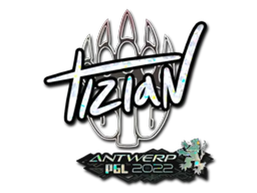Sticker | tiziaN (Glitter) | Antwerp 2022