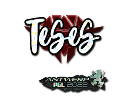 Sticker | TeSeS (Glitter) | Antwerp 2022