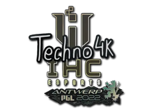 Sticker | Techno4K | Antwerp 2022