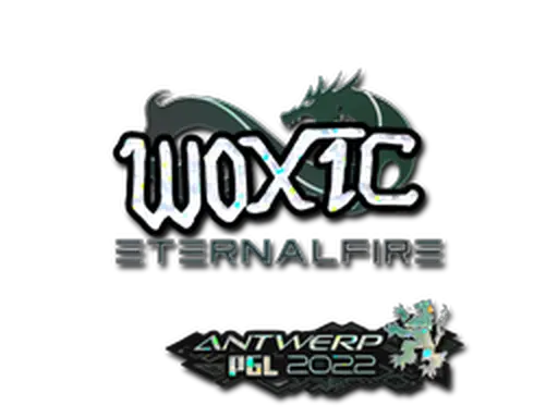 Sticker | woxic (Glitter) | Antwerp 2022