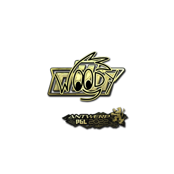 Sticker | WOOD7 (Gold) | Antwerp 2022
