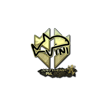 Sticker | VINI (Gold) | Antwerp 2022